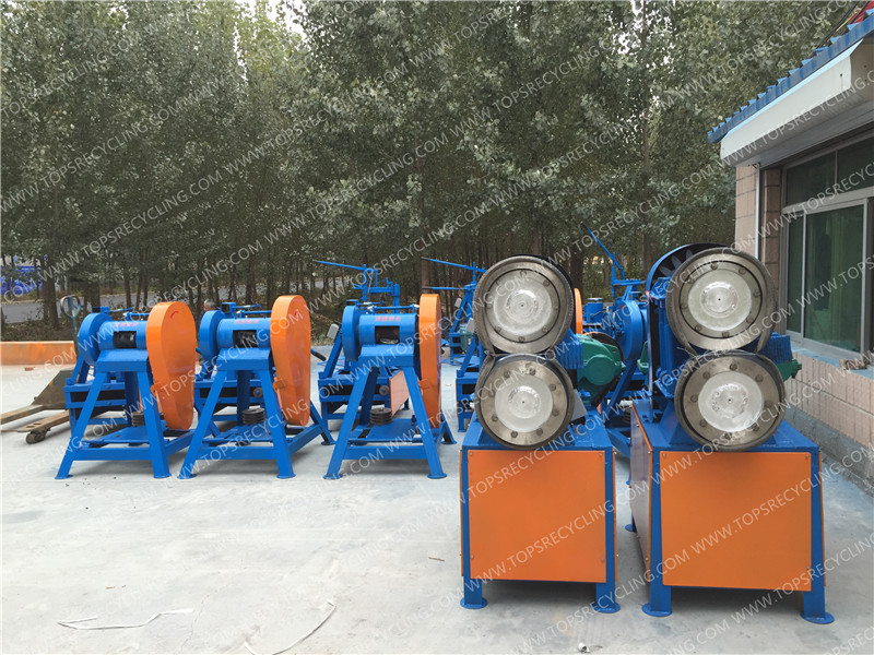 Waste Tires Slitting and Chopping Machine
