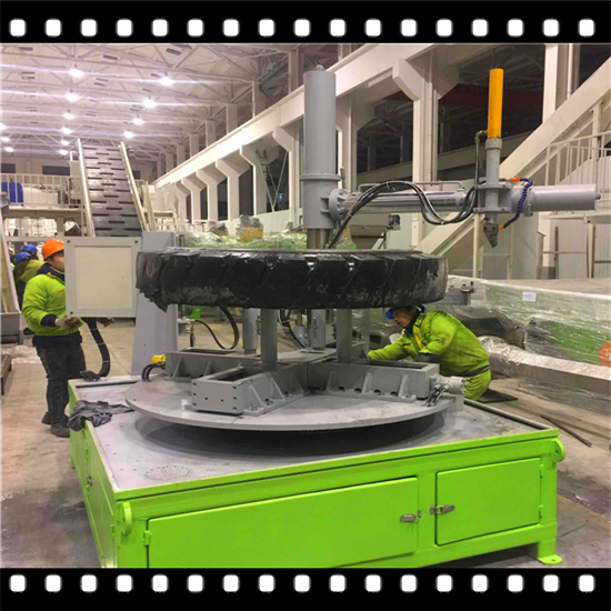 OTR Tire Disassembly Recycling Machine