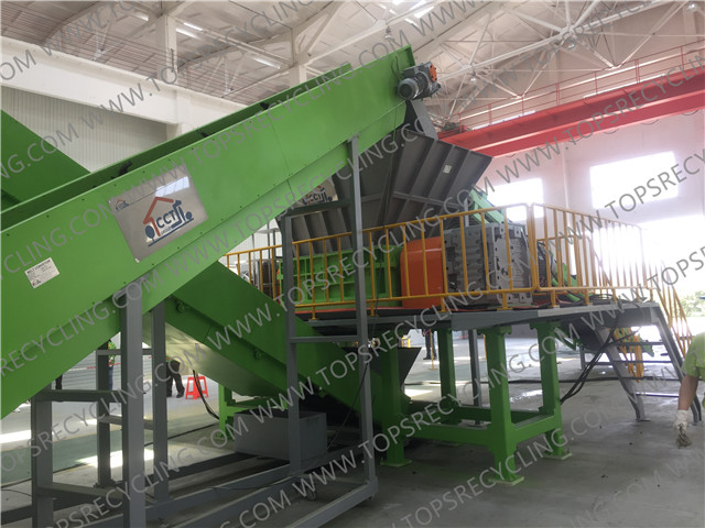 Fully Automatic Giant TDF (Tire Derived Fuel) Tire Recycling Line 
